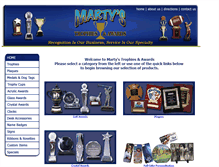 Tablet Screenshot of martystrophies.com